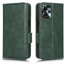 Coque Portefeuille Livre Cuir Etui Clapet C02X pour Motorola Moto G13 Vert