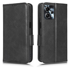 Coque Portefeuille Livre Cuir Etui Clapet C02X pour Motorola Moto G23 Noir