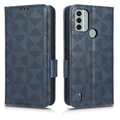 Coque Portefeuille Livre Cuir Etui Clapet C02X pour Nokia C31 Bleu