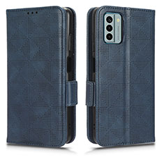 Coque Portefeuille Livre Cuir Etui Clapet C02X pour Nokia G22 Bleu