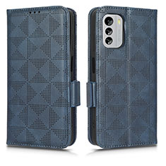 Coque Portefeuille Livre Cuir Etui Clapet C02X pour Nokia G60 5G Bleu