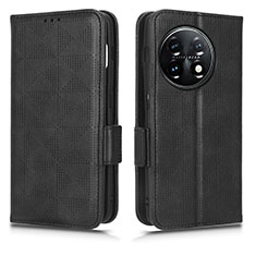 Coque Portefeuille Livre Cuir Etui Clapet C02X pour OnePlus 11R 5G Noir