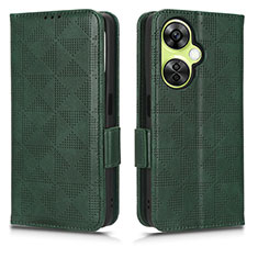 Coque Portefeuille Livre Cuir Etui Clapet C02X pour OnePlus Nord CE 3 5G Vert