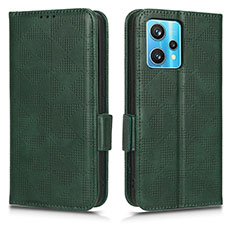 Coque Portefeuille Livre Cuir Etui Clapet C02X pour Realme 9 4G Vert