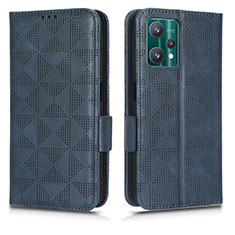 Coque Portefeuille Livre Cuir Etui Clapet C02X pour Realme 9 5G Bleu