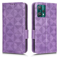 Coque Portefeuille Livre Cuir Etui Clapet C02X pour Realme 9 Pro 5G Violet