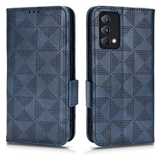 Coque Portefeuille Livre Cuir Etui Clapet C02X pour Realme GT Master 5G Bleu