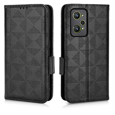 Coque Portefeuille Livre Cuir Etui Clapet C02X pour Realme GT Neo 3T 5G Noir