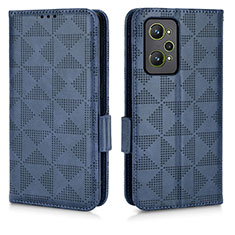 Coque Portefeuille Livre Cuir Etui Clapet C02X pour Realme GT Neo2 5G Bleu