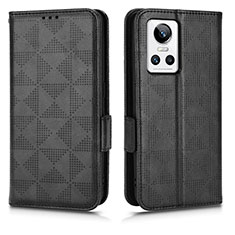 Coque Portefeuille Livre Cuir Etui Clapet C02X pour Realme GT Neo3 5G Noir