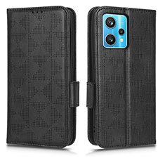 Coque Portefeuille Livre Cuir Etui Clapet C02X pour Realme Narzo 50 Pro 5G Noir