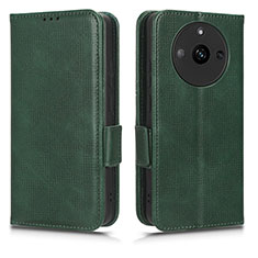 Coque Portefeuille Livre Cuir Etui Clapet C02X pour Realme Narzo 60 5G Vert