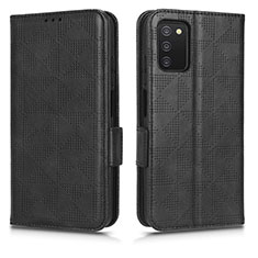 Coque Portefeuille Livre Cuir Etui Clapet C02X pour Samsung Galaxy A02s Noir