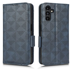 Coque Portefeuille Livre Cuir Etui Clapet C02X pour Samsung Galaxy A04s Bleu