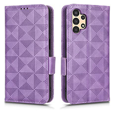 Coque Portefeuille Livre Cuir Etui Clapet C02X pour Samsung Galaxy A13 4G Violet