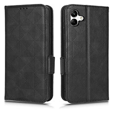 Coque Portefeuille Livre Cuir Etui Clapet C02X pour Samsung Galaxy F04 Noir