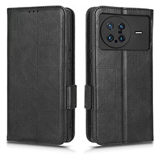 Coque Portefeuille Livre Cuir Etui Clapet C02X pour Vivo X Note Noir