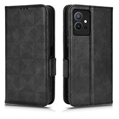 Coque Portefeuille Livre Cuir Etui Clapet C02X pour Vivo Y33e 5G Noir