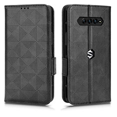 Coque Portefeuille Livre Cuir Etui Clapet C02X pour Xiaomi Black Shark 4 5G Noir