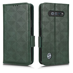 Coque Portefeuille Livre Cuir Etui Clapet C02X pour Xiaomi Black Shark 4S 5G Vert