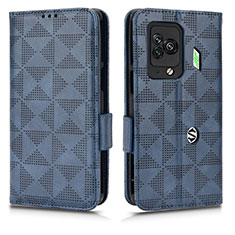 Coque Portefeuille Livre Cuir Etui Clapet C02X pour Xiaomi Black Shark 5 Pro 5G Bleu