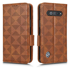 Coque Portefeuille Livre Cuir Etui Clapet C02X pour Xiaomi Black Shark 5 RS 5G Marron