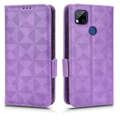 Coque Portefeuille Livre Cuir Etui Clapet C02X pour Xiaomi POCO C31 Violet