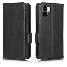 Coque Portefeuille Livre Cuir Etui Clapet C02X pour Xiaomi Poco C50 Noir