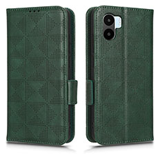 Coque Portefeuille Livre Cuir Etui Clapet C02X pour Xiaomi Poco C50 Vert