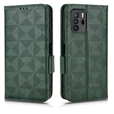 Coque Portefeuille Livre Cuir Etui Clapet C02X pour Xiaomi Poco X3 GT 5G Vert