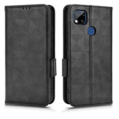 Coque Portefeuille Livre Cuir Etui Clapet C02X pour Xiaomi Redmi 10A 4G Noir