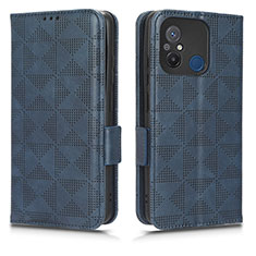 Coque Portefeuille Livre Cuir Etui Clapet C02X pour Xiaomi Redmi 11A 4G Bleu