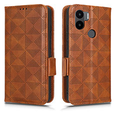 Coque Portefeuille Livre Cuir Etui Clapet C02X pour Xiaomi Redmi A1 Plus Marron