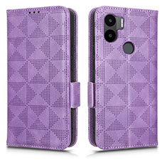 Coque Portefeuille Livre Cuir Etui Clapet C02X pour Xiaomi Redmi A1 Plus Violet