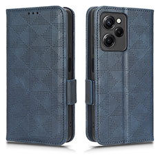 Coque Portefeuille Livre Cuir Etui Clapet C02X pour Xiaomi Redmi Note 12 Pro Speed 5G Bleu