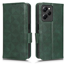 Coque Portefeuille Livre Cuir Etui Clapet C02X pour Xiaomi Redmi Note 12 Pro Speed 5G Vert