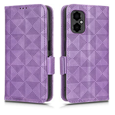 Coque Portefeuille Livre Cuir Etui Clapet C02X pour Xiaomi Redmi Note 12R Pro 5G Violet