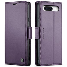 Coque Portefeuille Livre Cuir Etui Clapet C03S pour Google Pixel 8a 5G Violet