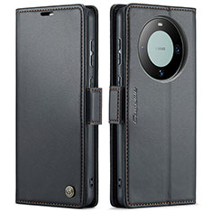 Coque Portefeuille Livre Cuir Etui Clapet C03S pour Huawei Mate 60 Noir