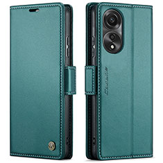 Coque Portefeuille Livre Cuir Etui Clapet C03S pour Oppo A78 4G Vert