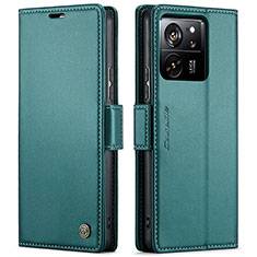 Coque Portefeuille Livre Cuir Etui Clapet C03S pour Xiaomi Mi 13T 5G Vert