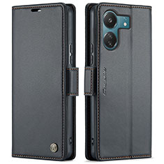 Coque Portefeuille Livre Cuir Etui Clapet C03S pour Xiaomi Redmi 13C Noir