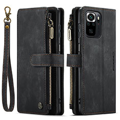 Coque Portefeuille Livre Cuir Etui Clapet C03S pour Xiaomi Redmi Note 11 SE India 4G Noir