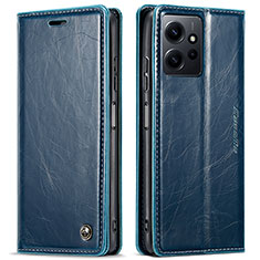 Coque Portefeuille Livre Cuir Etui Clapet C03S pour Xiaomi Redmi Note 12 4G Bleu