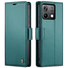 Coque Portefeuille Livre Cuir Etui Clapet C03S pour Xiaomi Redmi Note 13 5G Vert