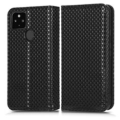 Coque Portefeuille Livre Cuir Etui Clapet C03X pour Google Pixel 4a 5G Noir