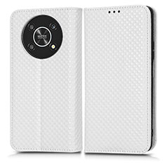 Coque Portefeuille Livre Cuir Etui Clapet C03X pour Huawei Honor Magic4 Lite 5G Blanc