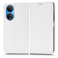 Coque Portefeuille Livre Cuir Etui Clapet C03X pour Huawei Honor X7 Blanc