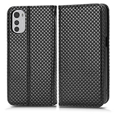 Coque Portefeuille Livre Cuir Etui Clapet C03X pour Motorola Moto E32 Noir