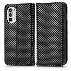 Coque Portefeuille Livre Cuir Etui Clapet C03X pour Motorola Moto Edge (2022) 5G Noir